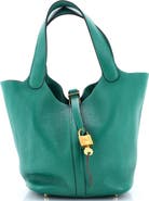 Pre-Owned Hermes Picotin Lock Bag Clemence MM