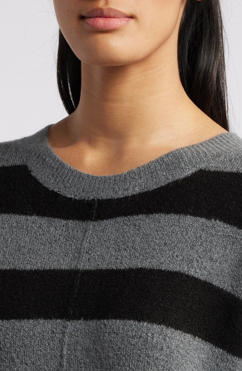 ZOE AND CLAIRE Stripe Crewneck Sweater, Alternate, color, 