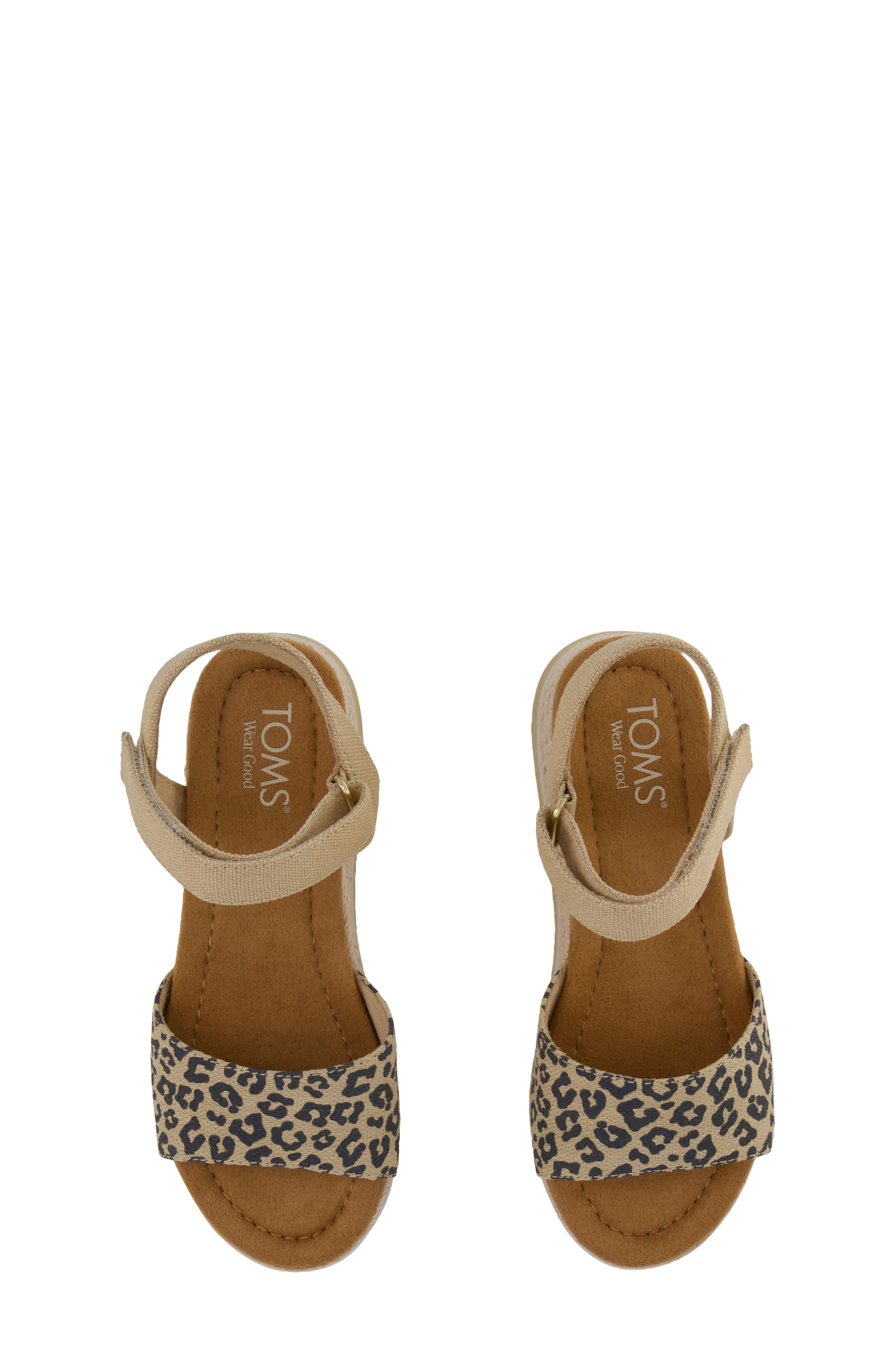 TOMS Diana Platform Wedge Sandal, Alternate, color, Beige