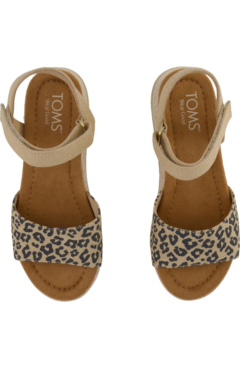 TOMS Diana Platform Wedge Sandal, Alternate, color, Beige