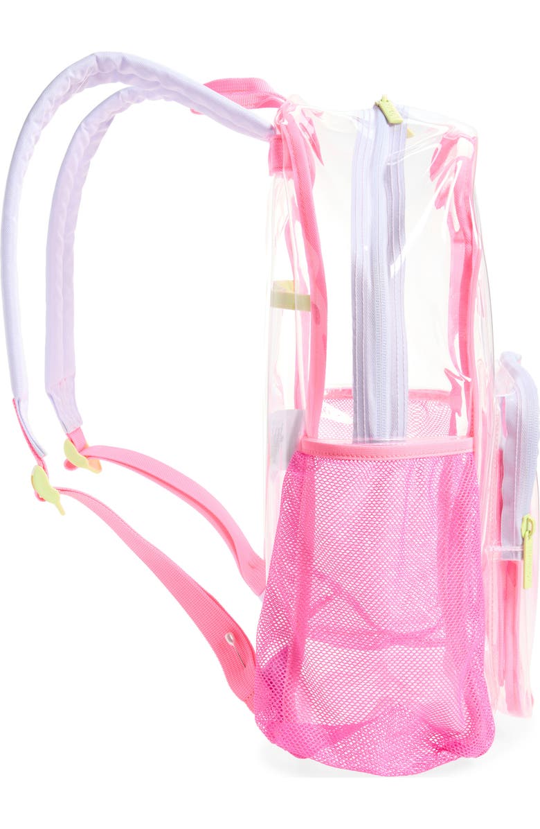 Hurley Kids' Transparent Backpack, Alternate, color, Polarized Pink