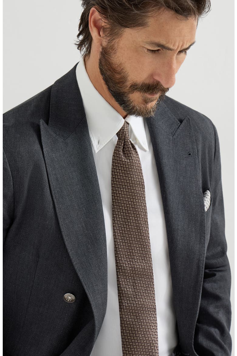 Silk necktie, Alternate, color, Hazelnut