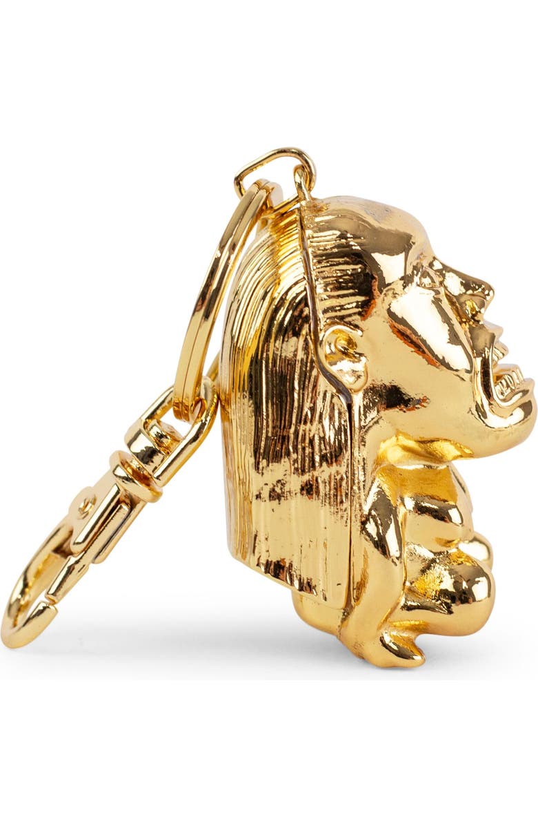 Toynk Indiana Jones and The Raiders Of The Lost Ark Golden Idol 3D Metal Keychain, Alternate, color, Gold