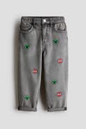 H&M Regular Fit Printed Jeans