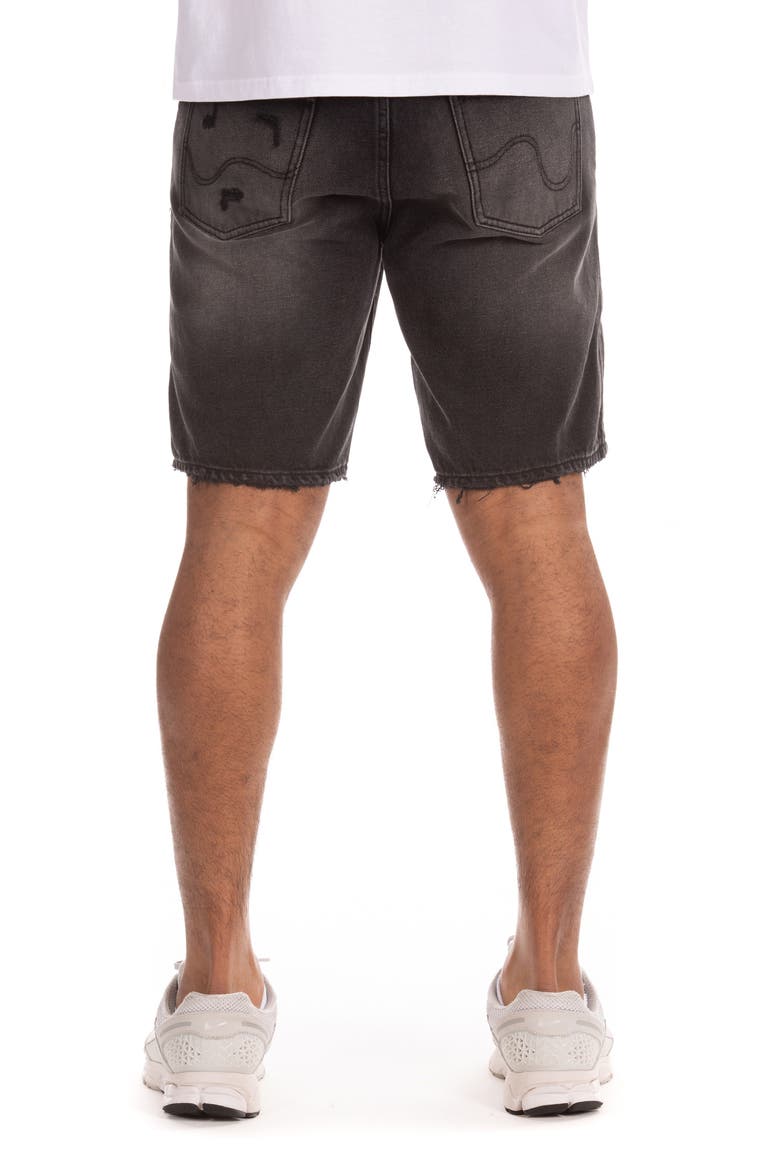Frozen Yogurt Denim Shorts, Alternate, color, BLACK SHADE
