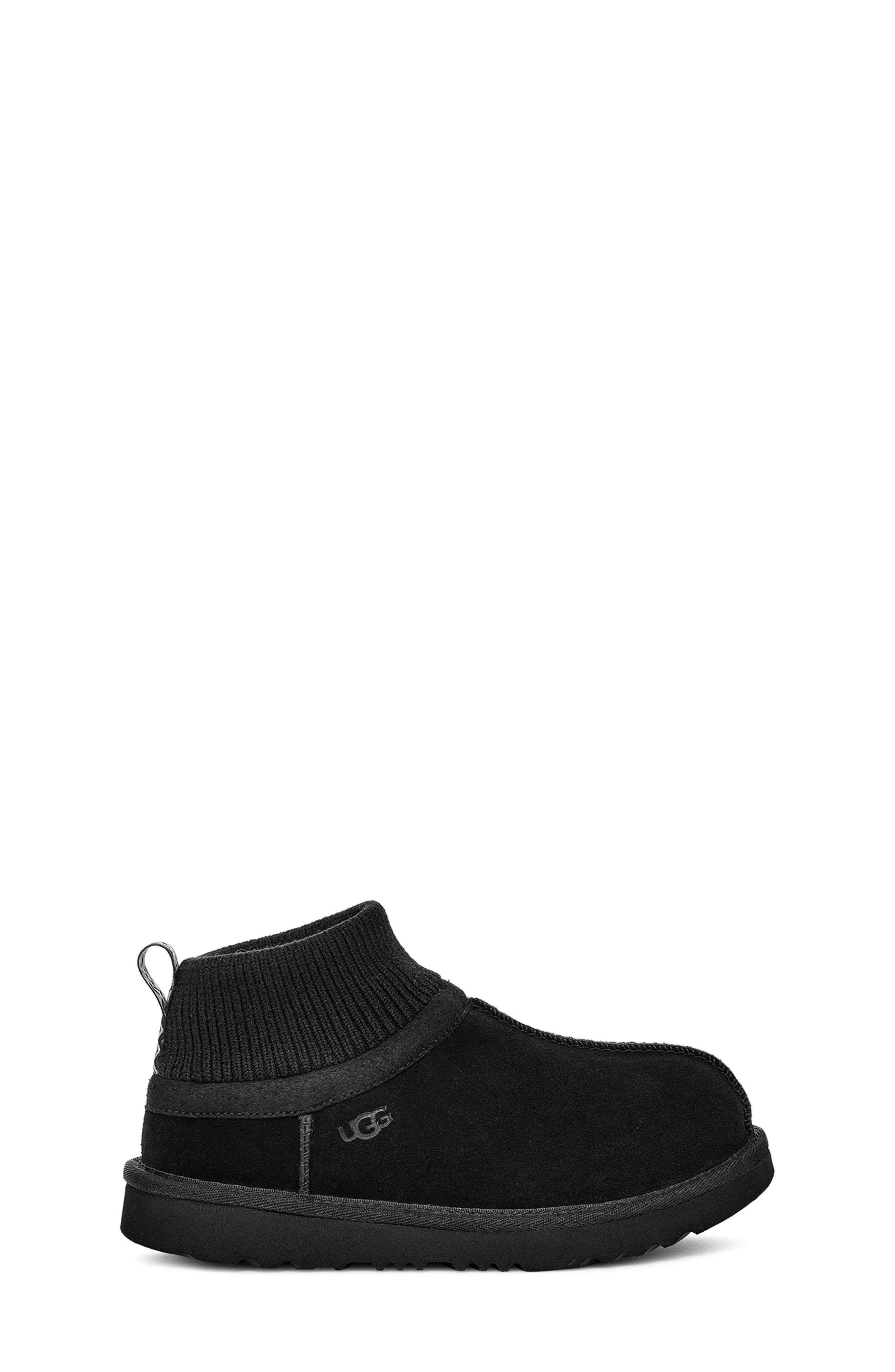 UGG<sup>®</sup> KIds' Classic Ultra Stretch Mini Boot, Alternate, color, Black