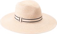 Eugenia Kim Emmanuelle Wide Brim Packable Straw Fedora