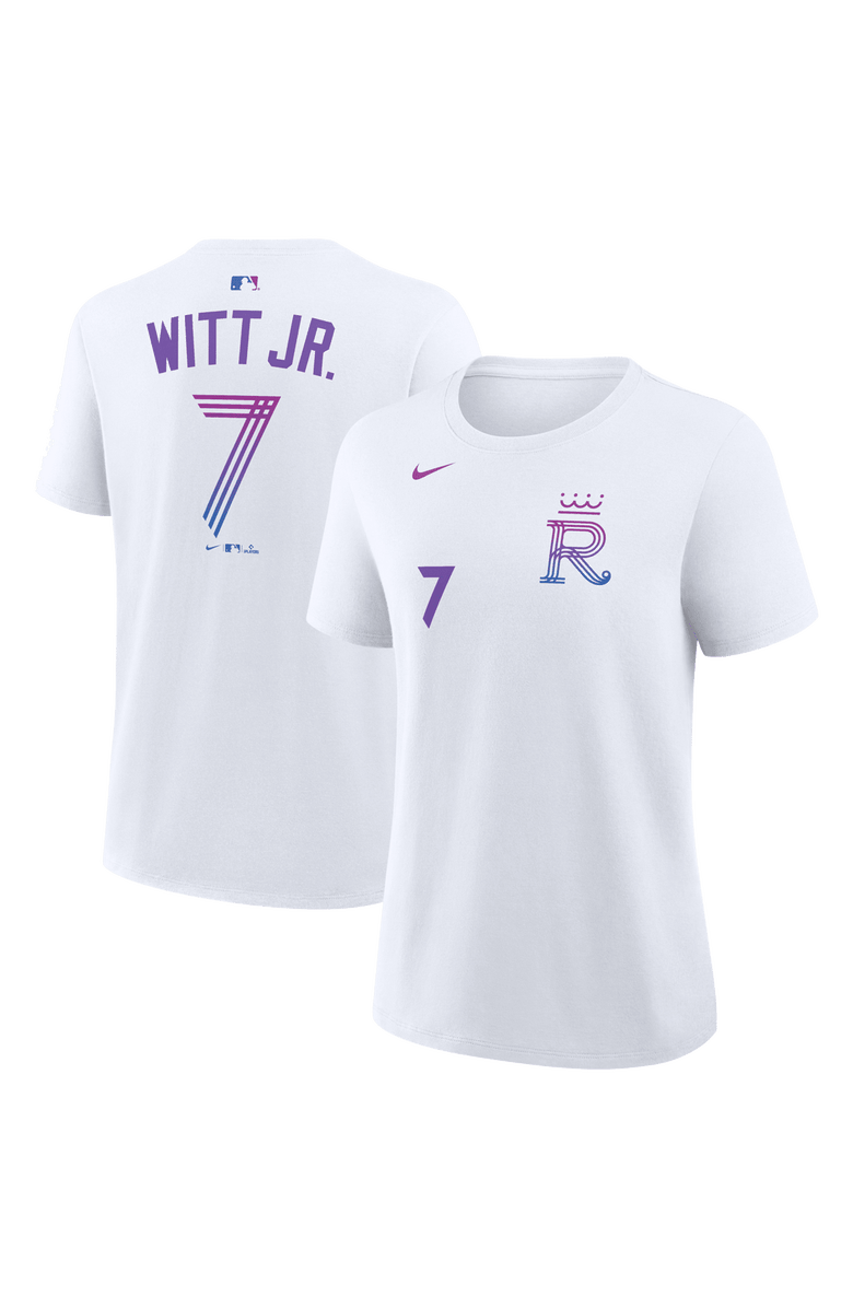 Nike Women's Nike Bobby Witt Jr. White Kansas City Royals 2026 City Connect Name & Number T-Shirt, Main, color, White