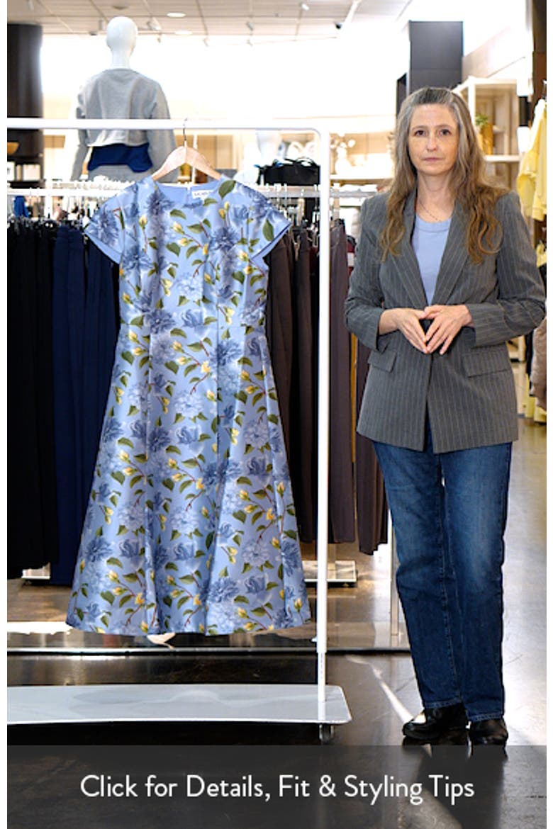 Jackie Floral Cocktail Midi Dress video