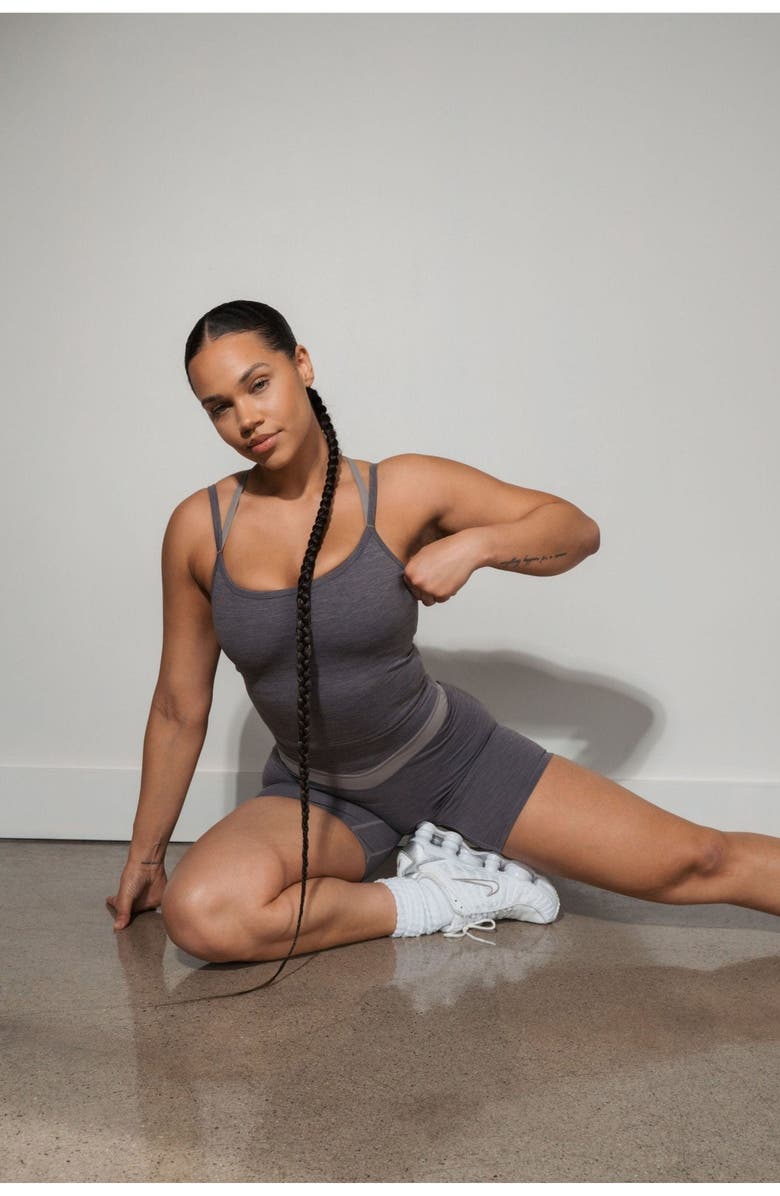 Vitality Daydream Block Volley Short, Alternate, color, River Rock