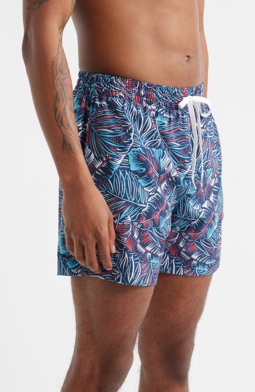 Chubbies The Bahamians Classic Lined 5.5-inch Swim Trunks In Blue