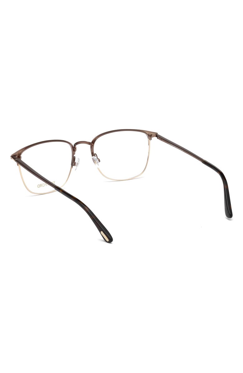TOM FORD 54mm Square Optical Glasses, Alternate, color, 