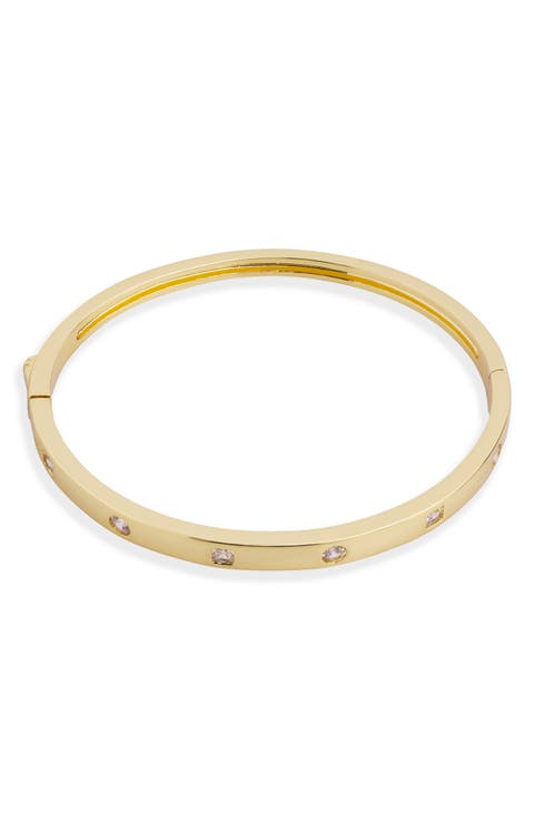 Crystal Hingle Bangle