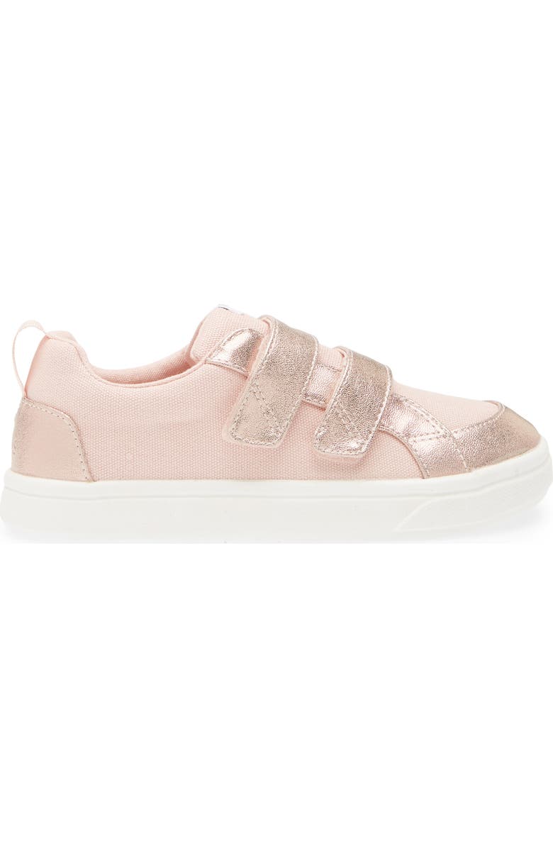 TOMS Kids' Cruz Natural Iridescent Leopard Sneaker, Alternate, color, Pink