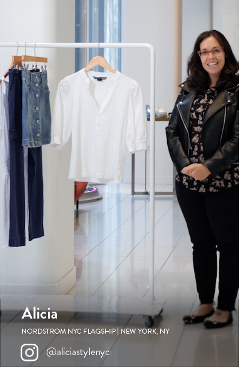 Coralee Front Button Blouse