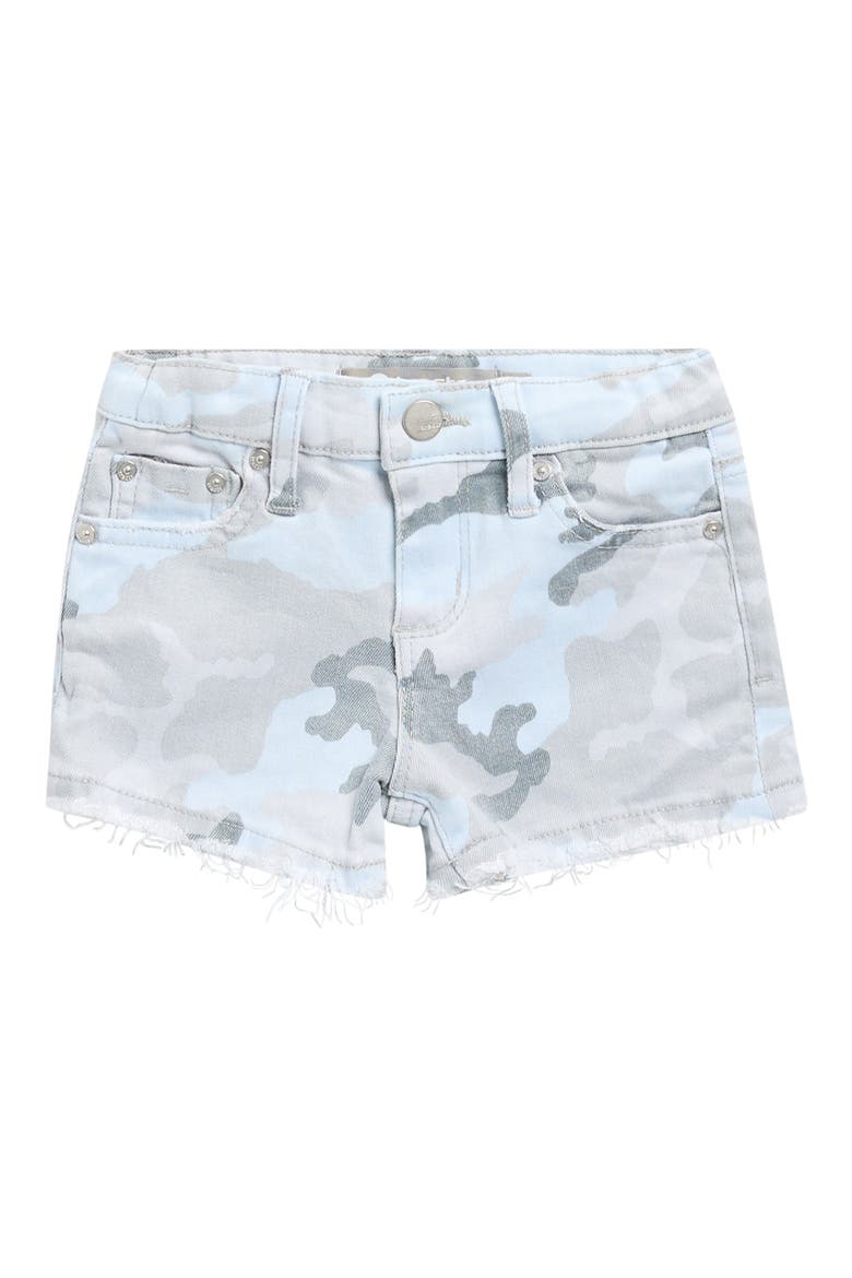 Kids' Brittany Camo Denim Shorts, Main, color, GREY