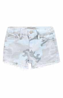 Tractr Kids' Brittany Camo Denim Shorts