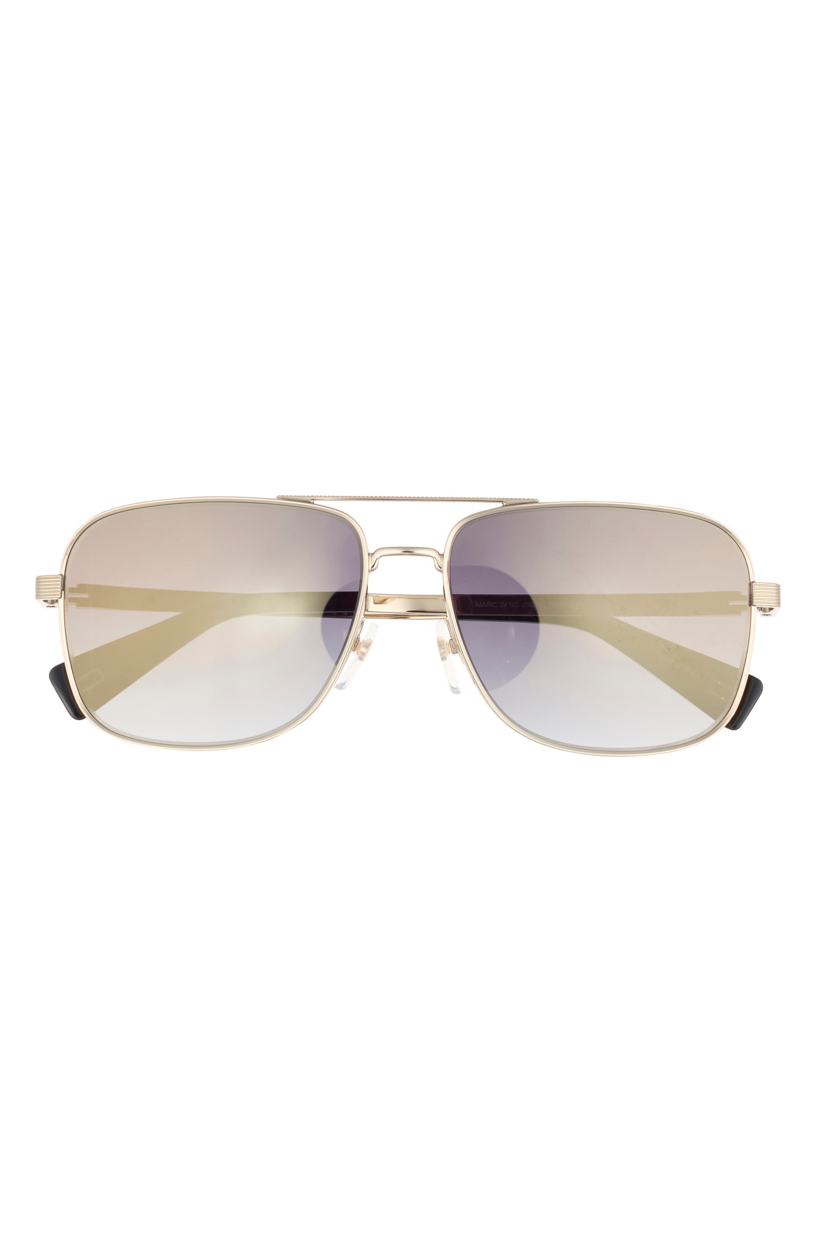 The Marc Jacobs 59mm Gradient Navigator Sunglasses