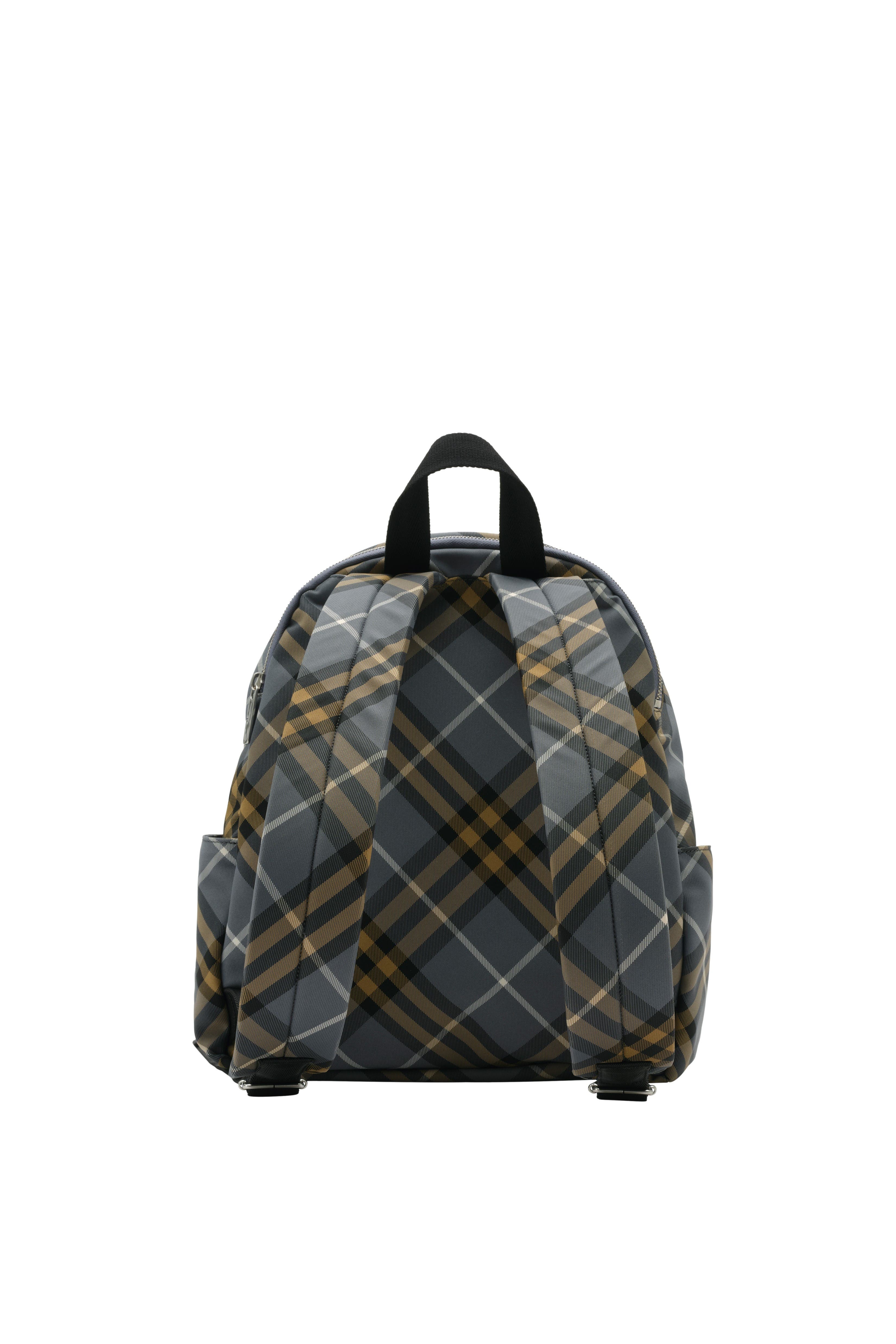 Small Check Backpack, Alternate, color, Wave blue