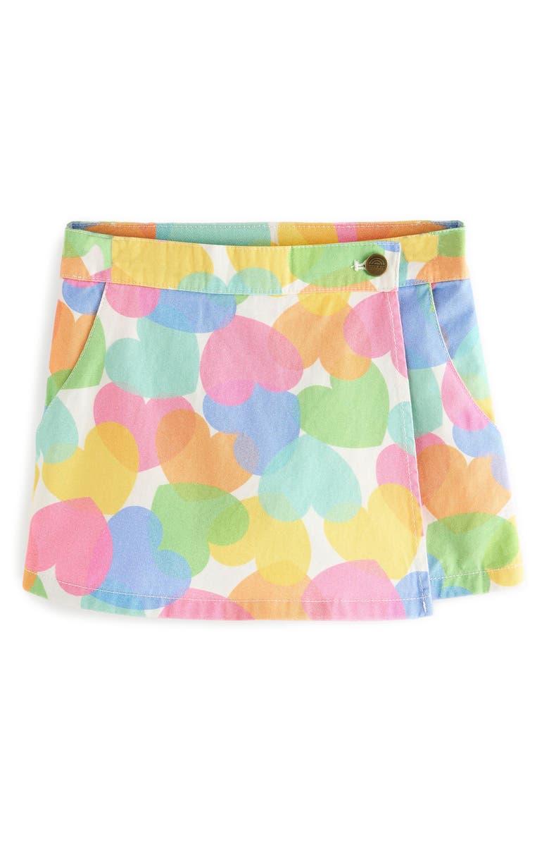 Little Bird Kids' Confetti Cotton Skort, Main, color, Pink