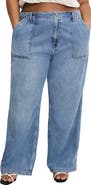 Good American Lite Drawstring Jeans