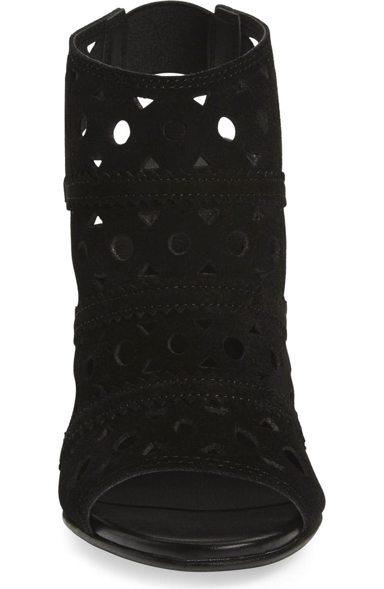 Topshop 'Nuvo' Laser Cut Sandal, Alternate, color,