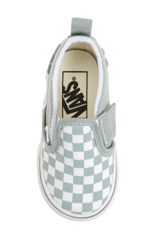 Vans Kids' Checkerboard Sneaker In Color Theory Checkerboard Grey