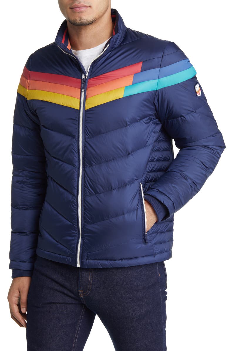 Marine Layer Zurich Recycled Nylon Puffer Coat, Alternate, color,
