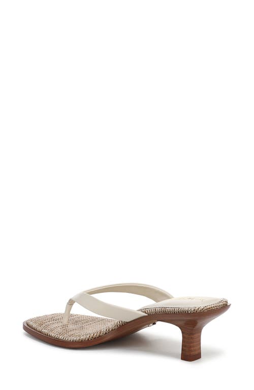 Sam Edelman Dollie Kitten-heel Thong Sandals In Modern Ivory