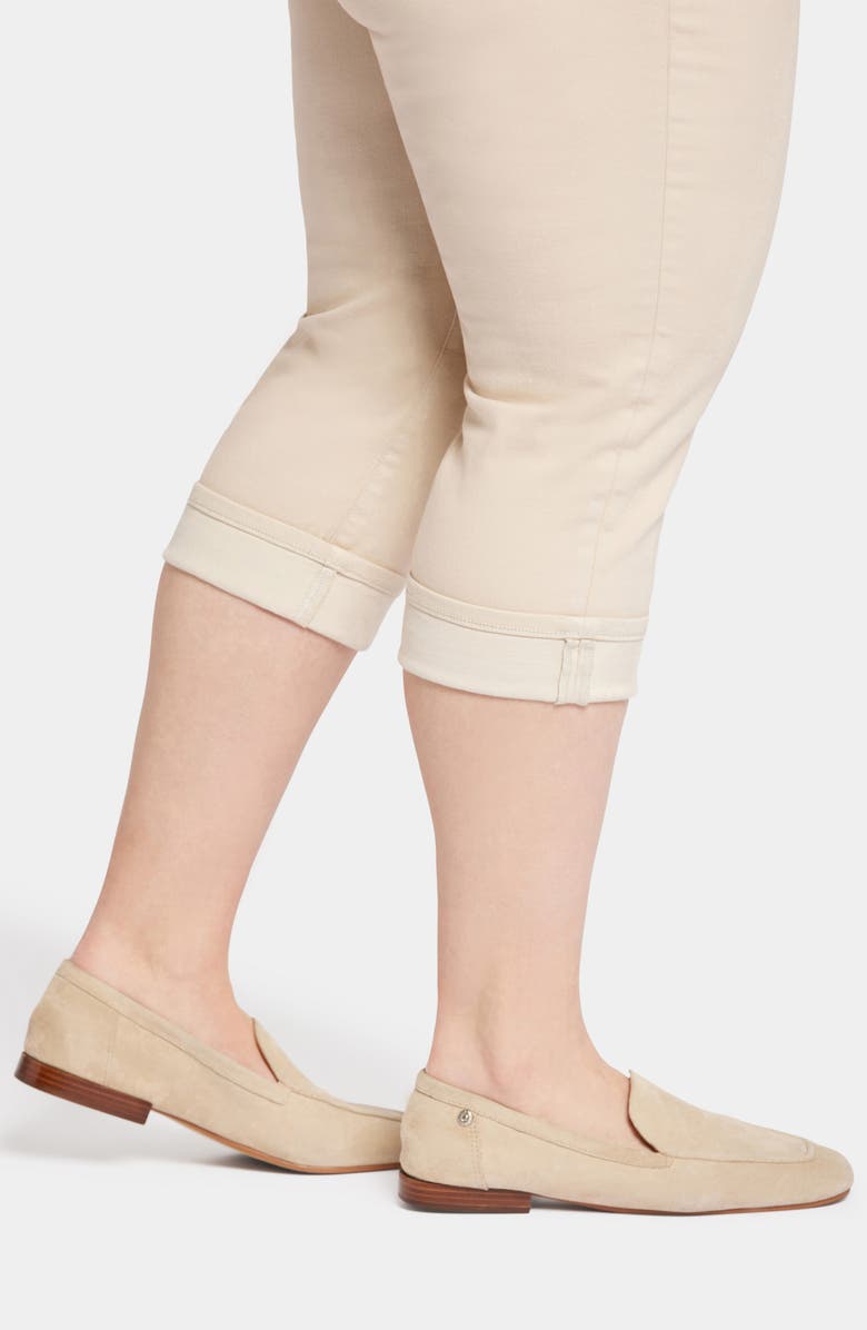NYDJ Marilyn Cool Embrace<sup>®</sup> Cuff Crop Straight Leg Jeans, Alternate, color, Feather