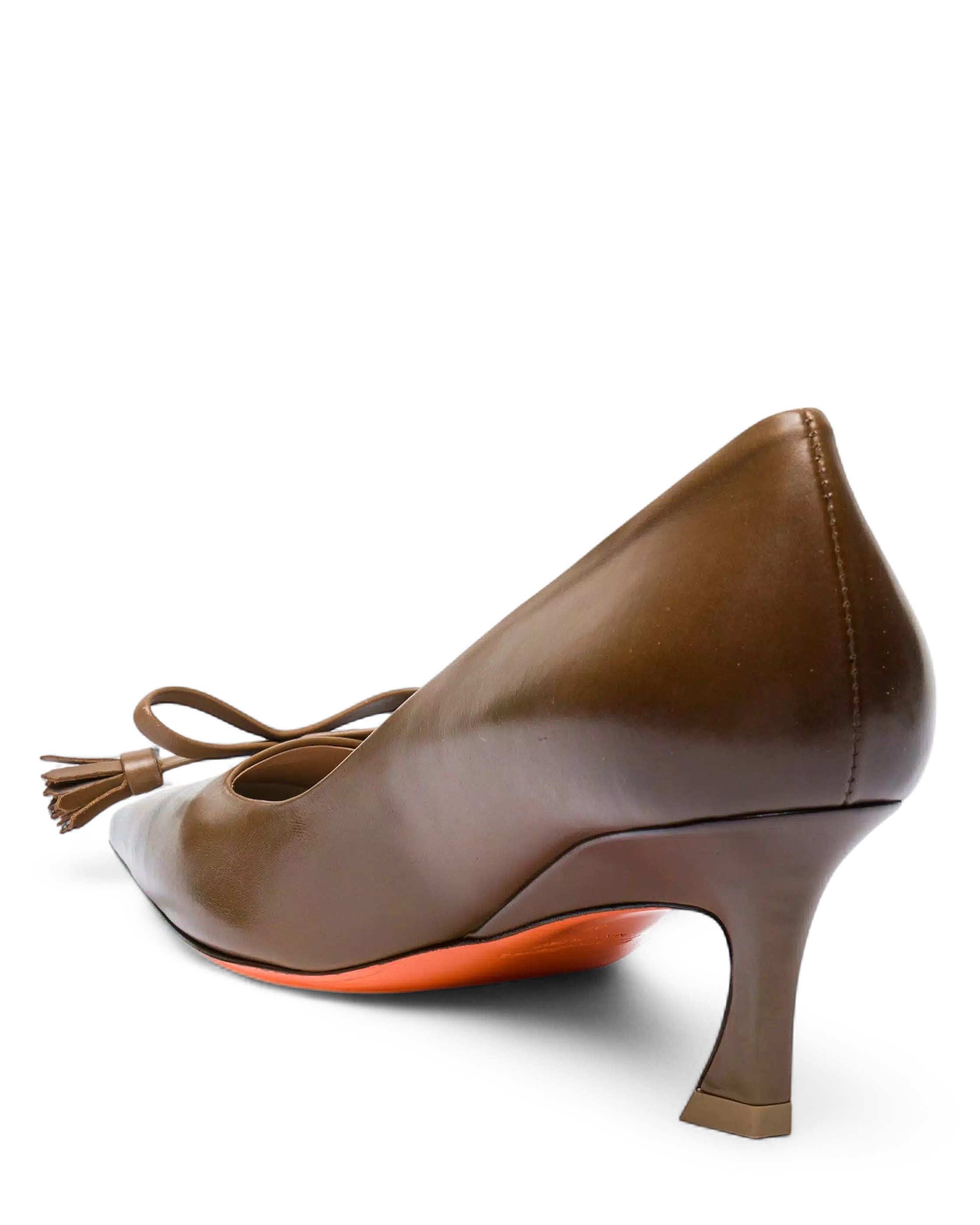 Santoni Mid-Heel Patent Leather Pumps, Alternate, color, 