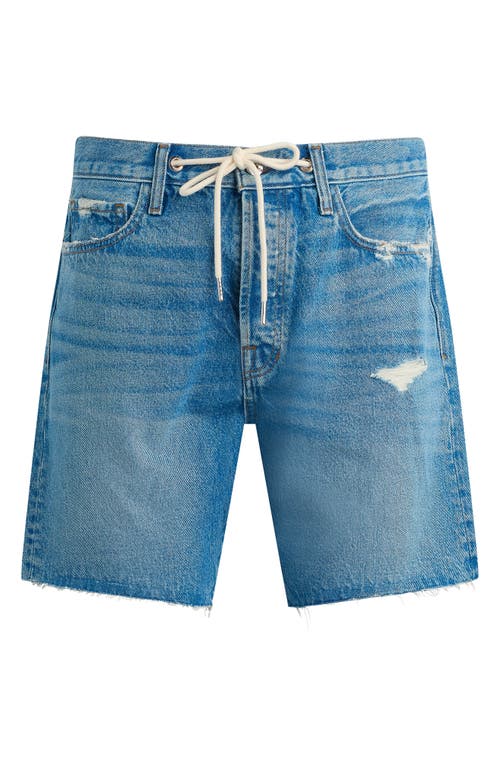 Joe's Raw Hem Drawstring Waist Denim Shorts In Florence