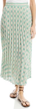 MAX STUDIO Pleated Maxi Skirt