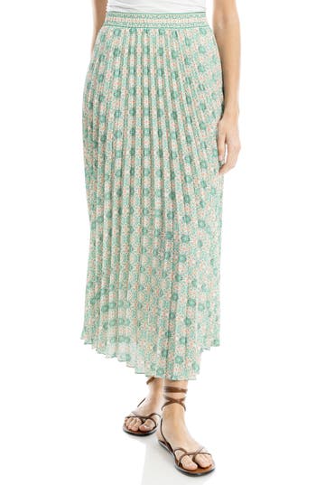MAX STUDIO MAX STUDIO PLEATED MAXI SKIRT 