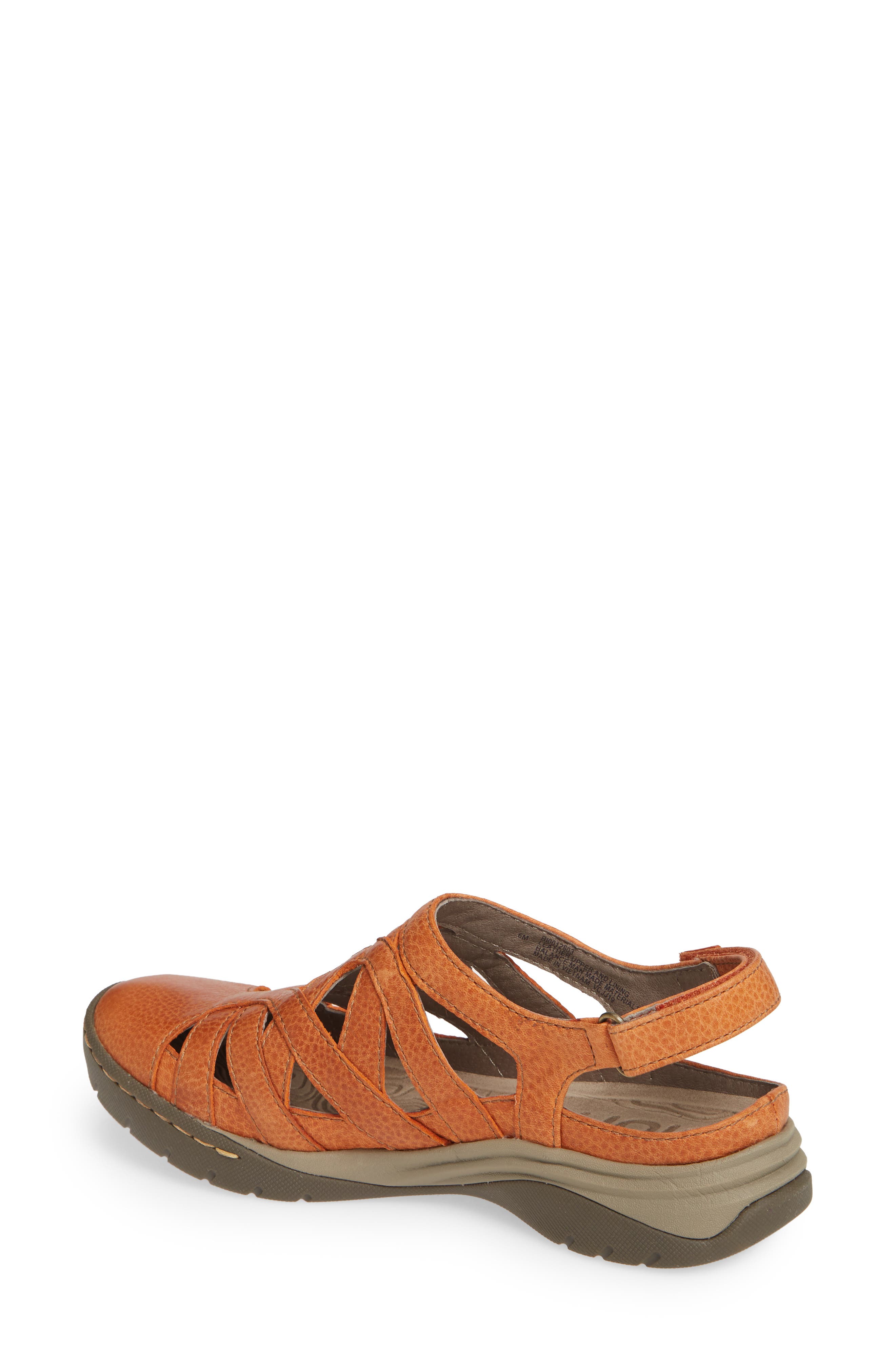 Wira Water Friendly Sandal, Alternate, color, ORANGE LEATHER