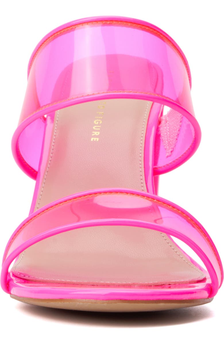 Fashion to Figure Berlynne Sandal - Wide Width, Alternate, color, Neon Pink