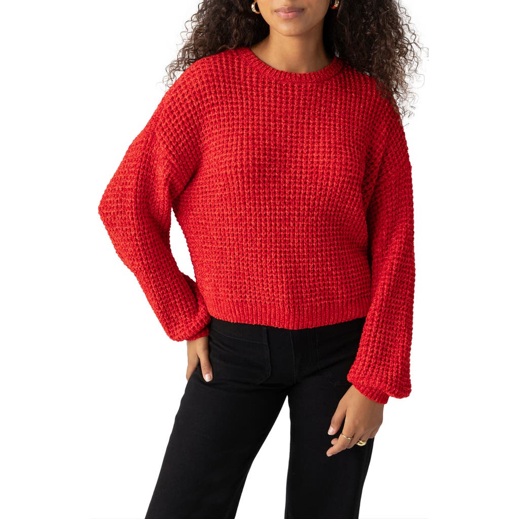 Sanctuary Under The Stars Chenille Sweater In Mars Red