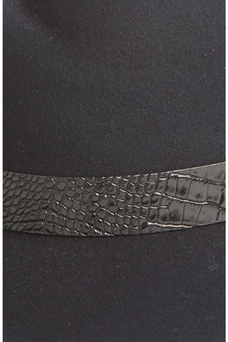 Zoe Wool Fedora, Alternate, color, NAVY