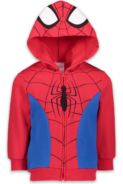Spider-man Boys' Fleece Zip-up Hoodie (toddler, Little Kid & Big Kid)