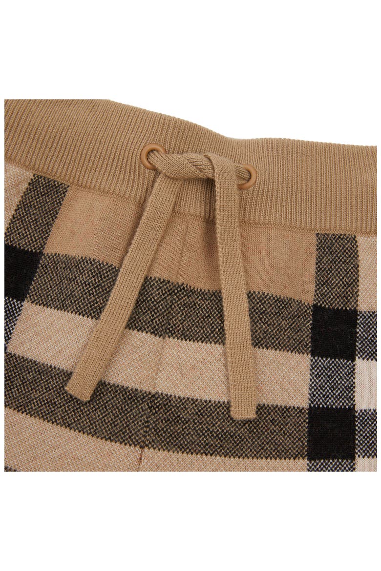 Kids' Gerard Archive Check Wool & Cashmere Blend Joggers, Alternate, color, ARCHIVE BEIGE IP CHECK
