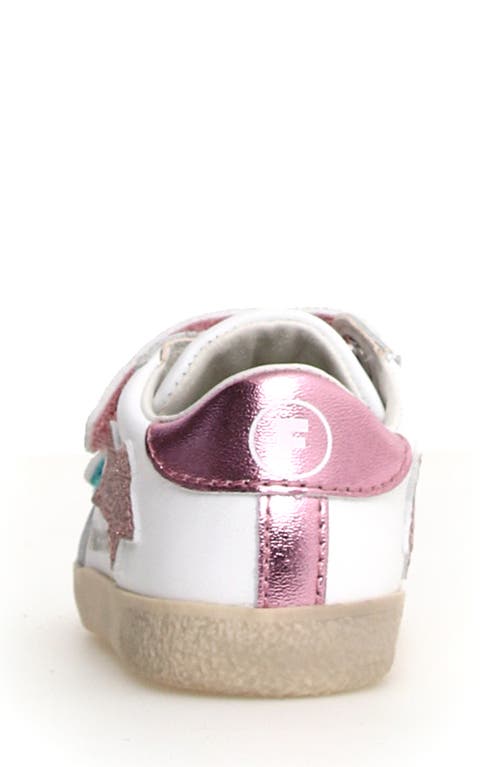 Shop Naturino Kids' Falcotto Alnoite Sneaker In White-pink