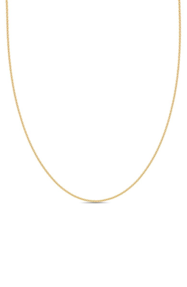 Bony Levy 14K Gold Cable Chain Necklace, Main, color, 14Ky