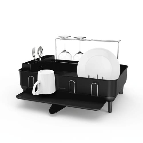 Simplehuman Steel Frame Swivel Spout Dishrack In Multi