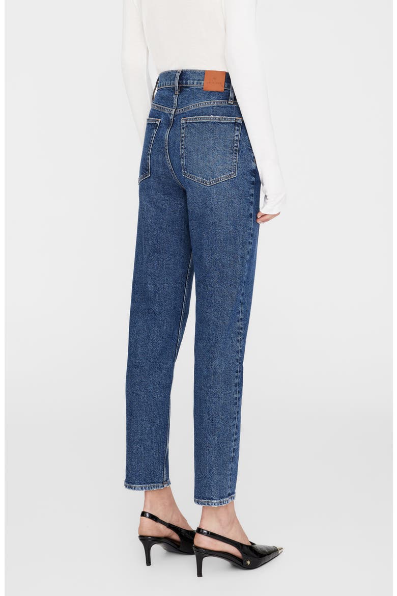 Samara High Waist Skinny Jeans, Alternate, color, MID INDIGO