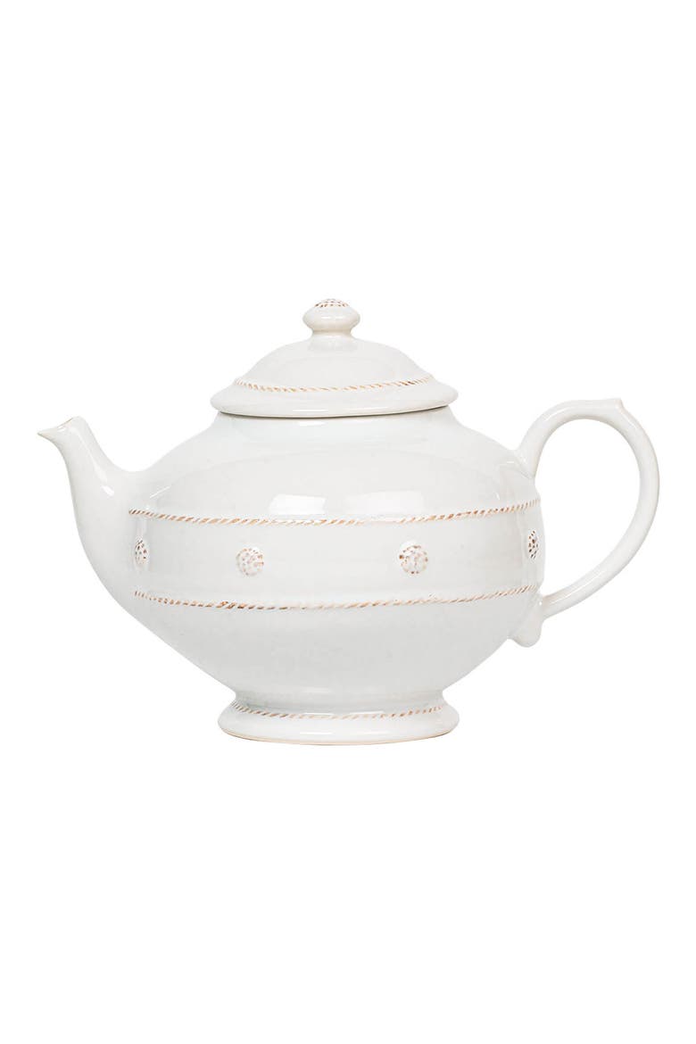 Berry & Thread Teapot, Main, color, WHITEWASH