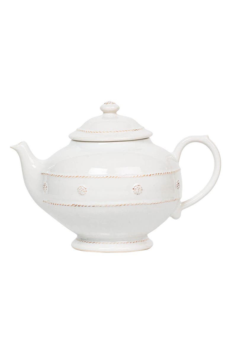 Juliska Berry & Thread Teapot, Main, color, Whitewash