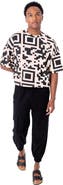 Dai Moda QR Code Cropped Boxed T-shirt