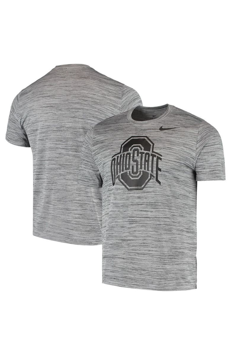 Nike Men's Nike Gray Ohio State Buckeyes Tonal Velocity Legend T-Shirt, Alternate, color, 