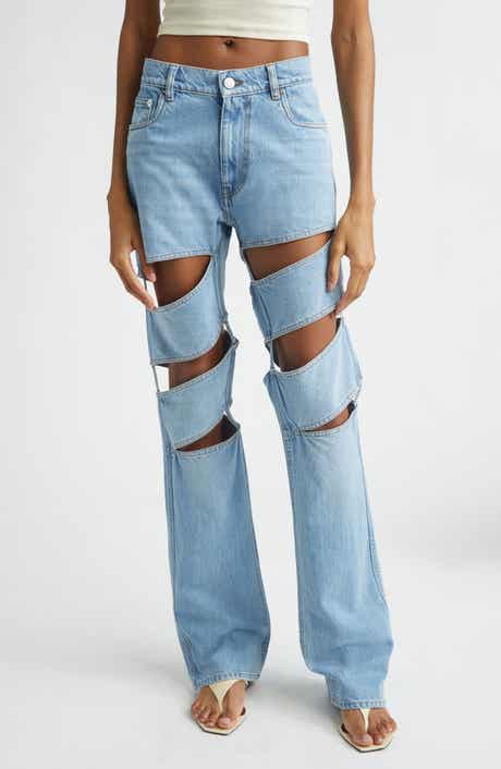 Spiral Straight Cut Jeans