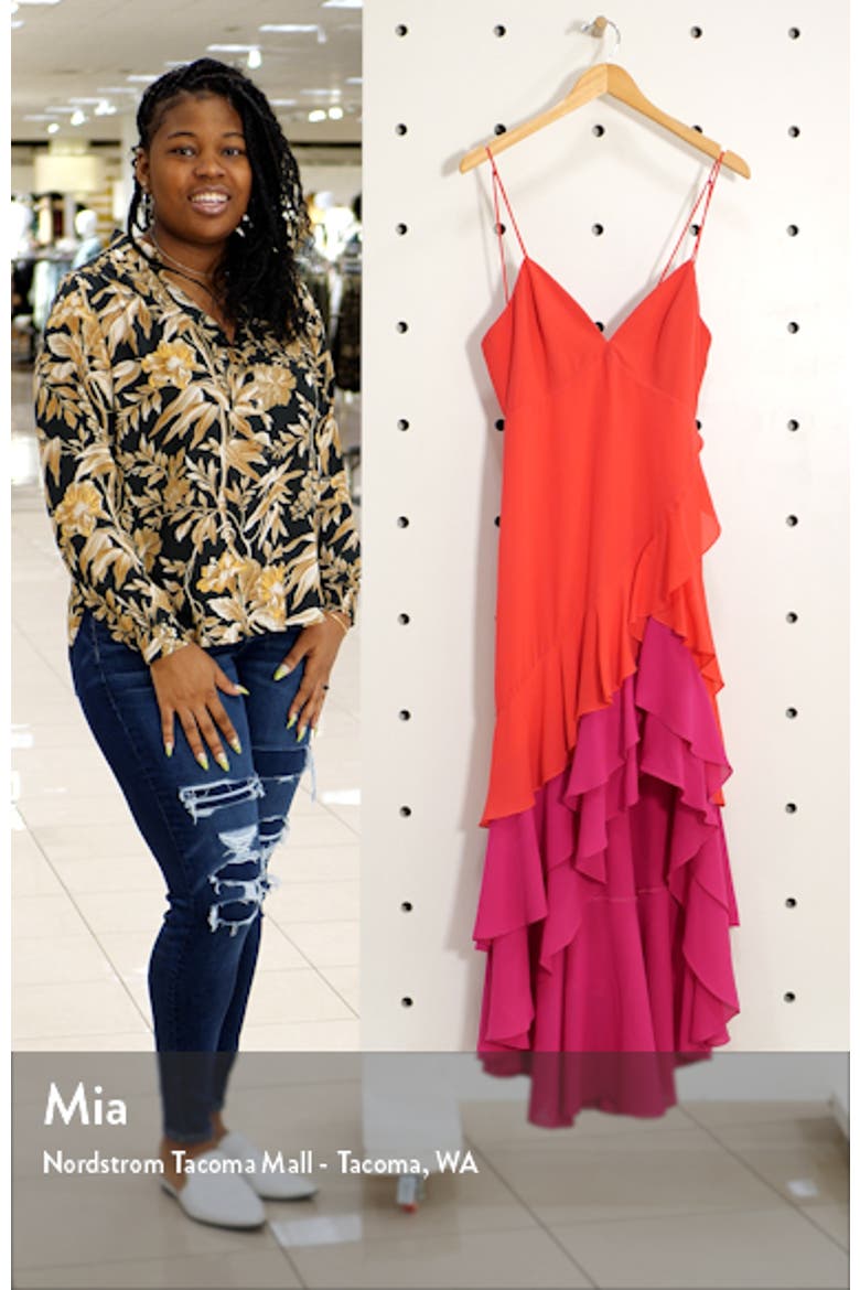 Two-Tone High/Low Maxi Dress video